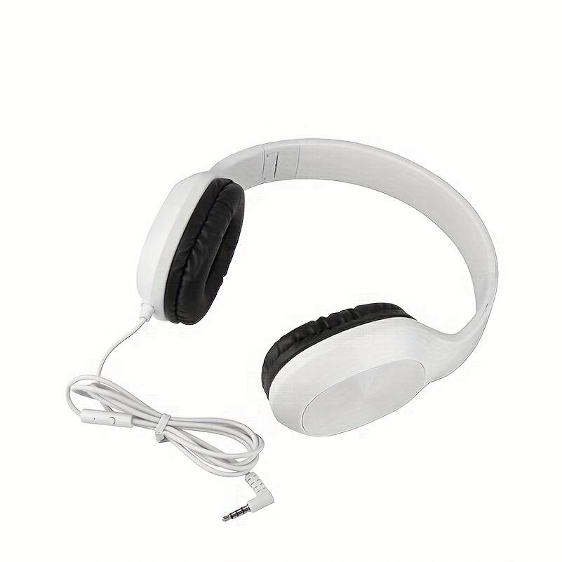 Stereo Headphones with Wire-Style Music Studs, Foldable for Mobile Phones, Computers, Tablets, and Laptops, High-Definition Sound for Clear Calls, Suitable for Watching Videos or Listening to Music