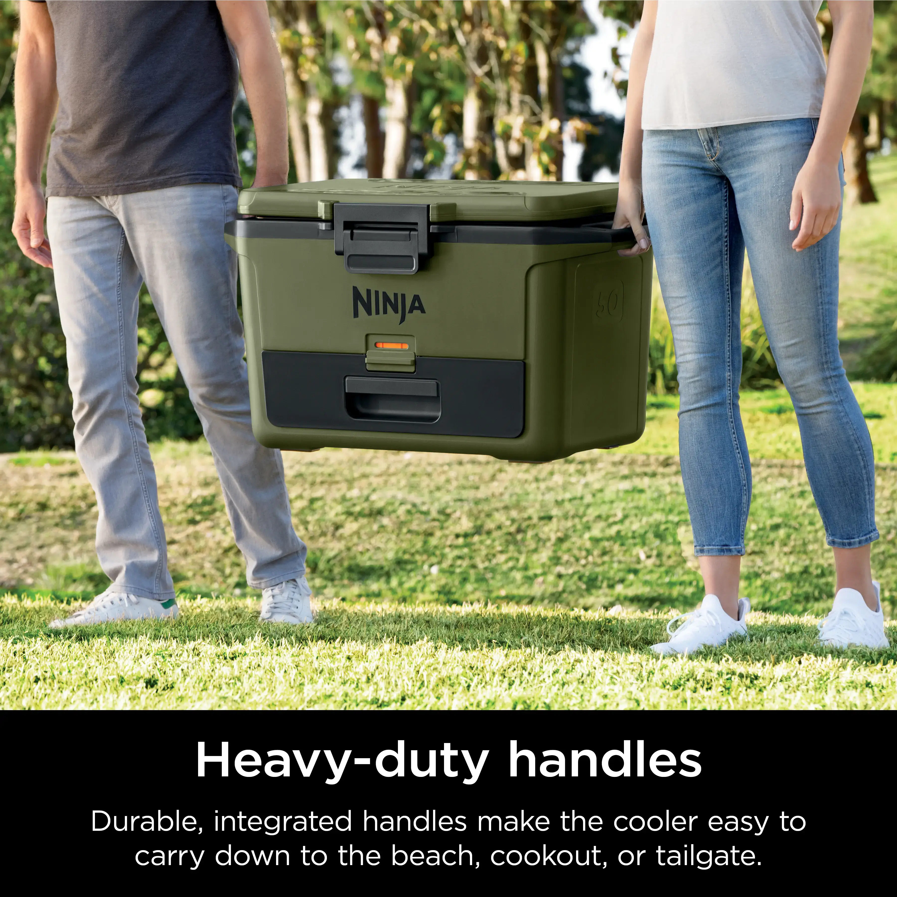 50qt Hard Cooler with Cold Dry Zone