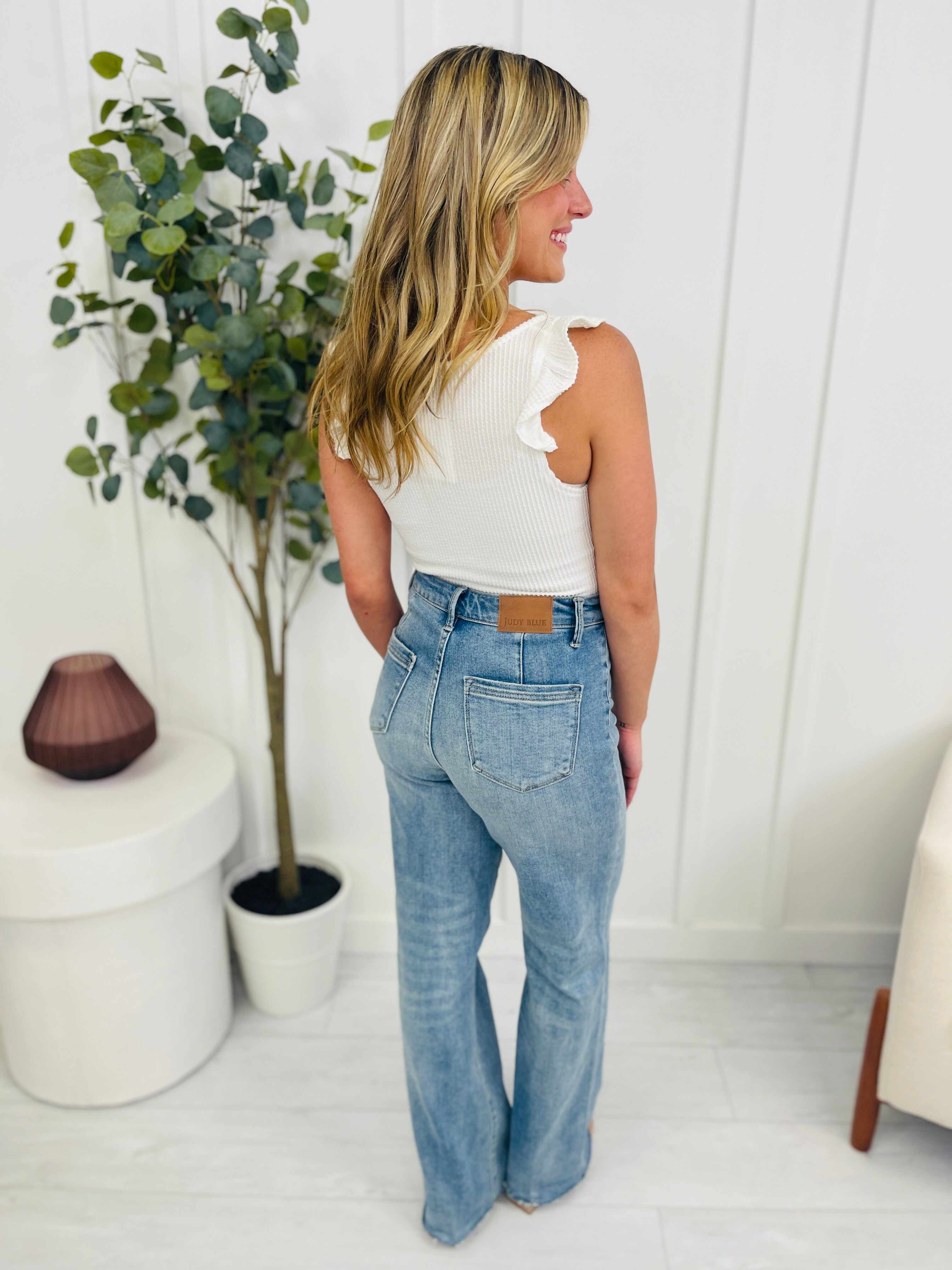 REG/CURVY Stand By Me Wide Leg Trouser Jeans