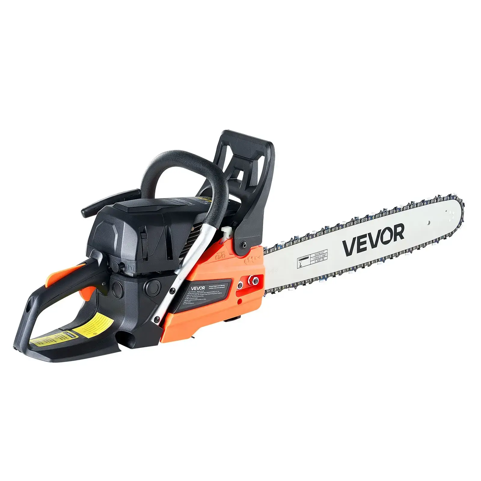 62cc Gas Chainsaw 3.8 HP Gas Powered 20 inch Chainsaw For Wood Cutting