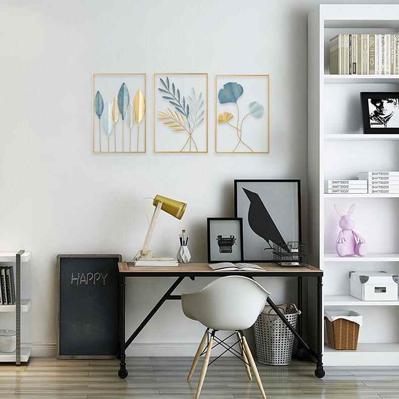 Metal Leaf Wall Décor