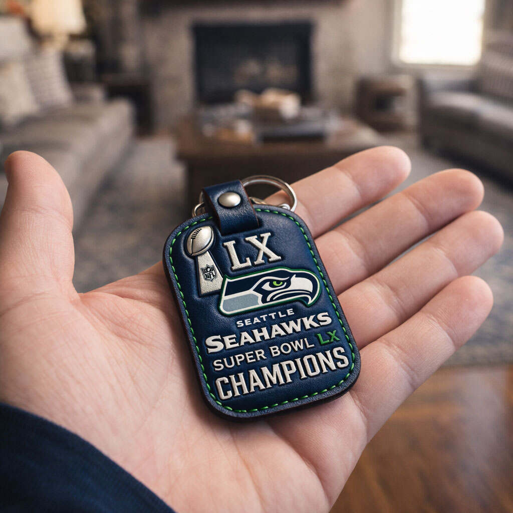 Seahawks 2026 Super Bowl LX Champions Keychain