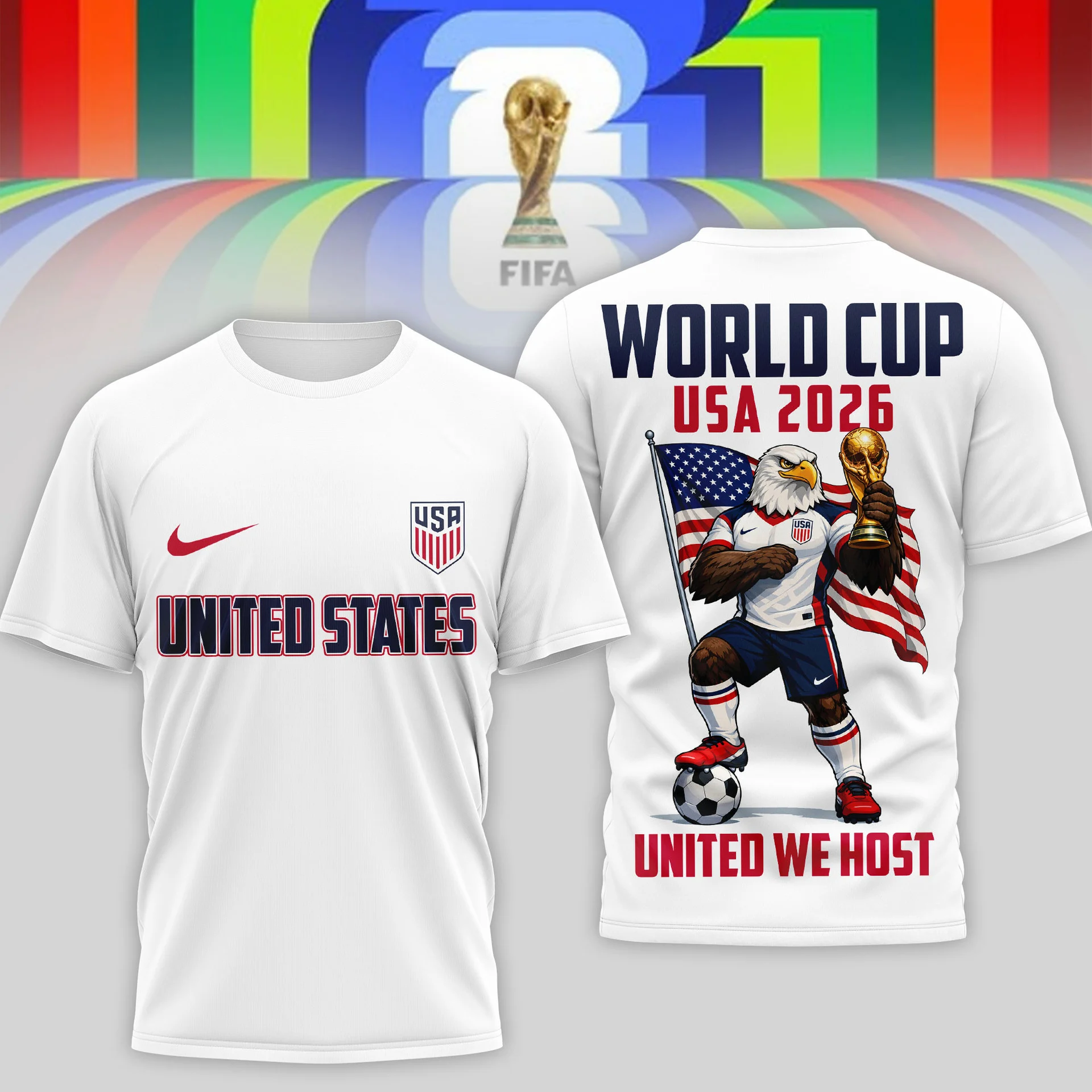 USA | Premium World Cup 2026 3D Shirt TD