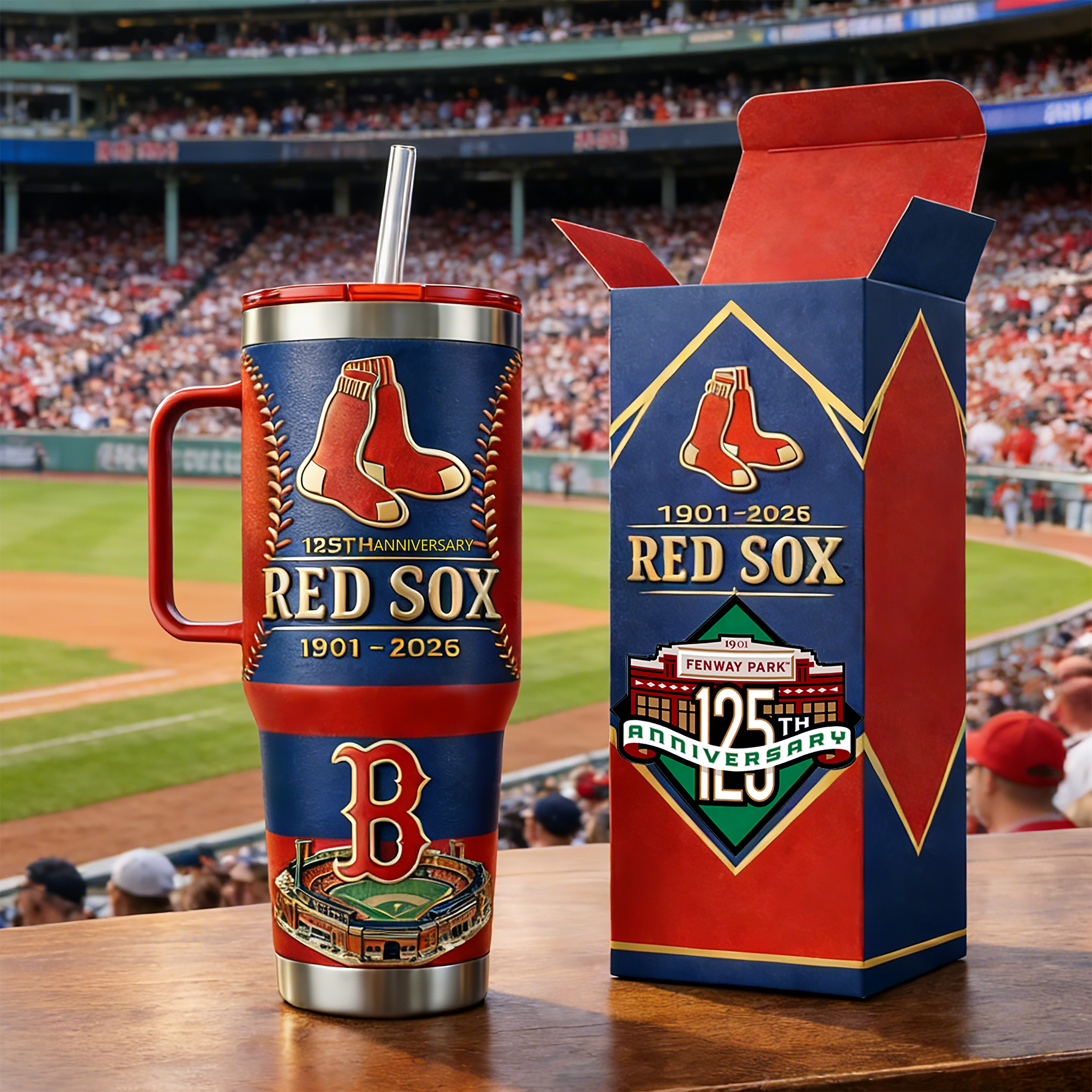 Boston Red Sox 125th Anniversary Tumbler