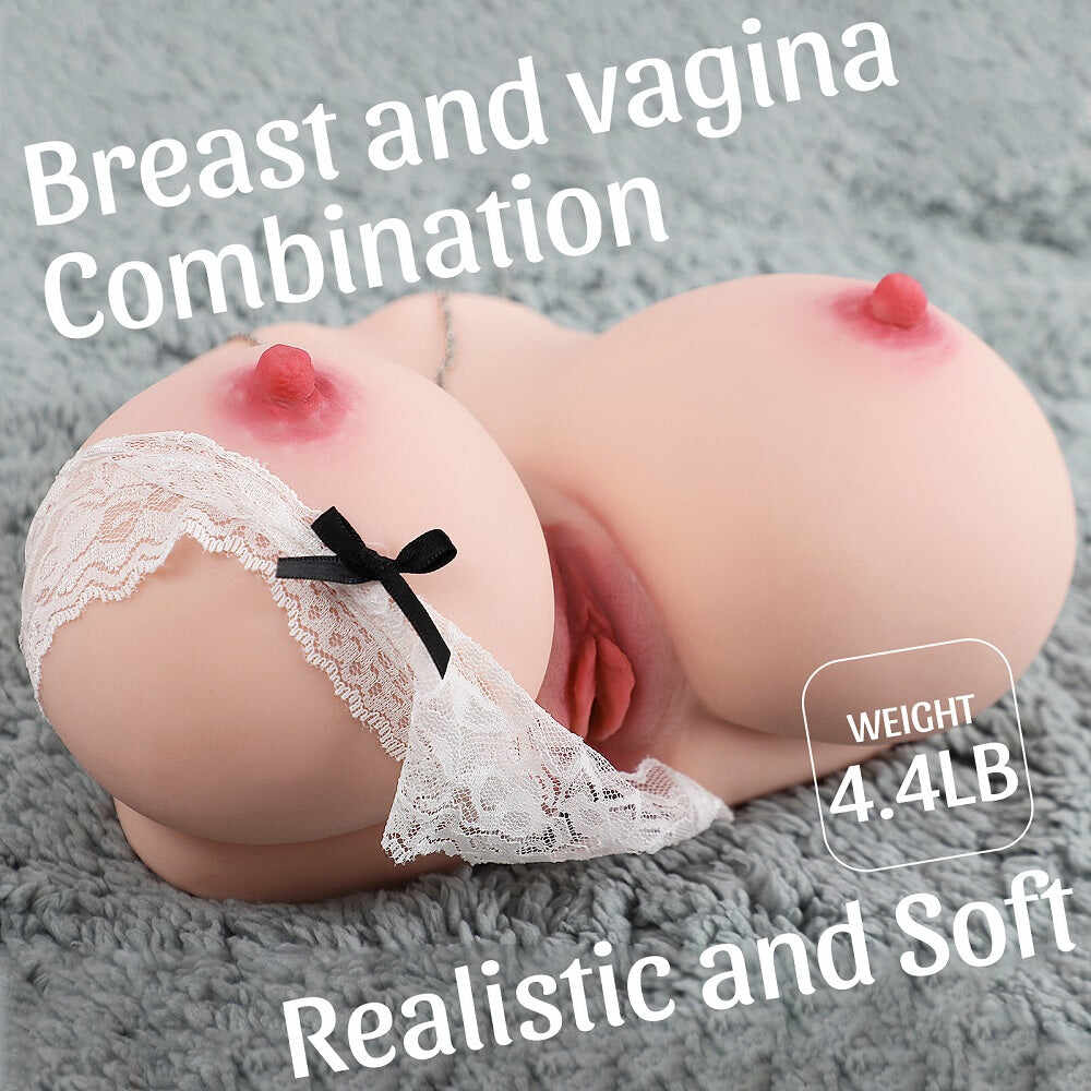 Eunice TPE Cheap Realistic Hot Boobs Sex Doll Torso With Vagina For Men