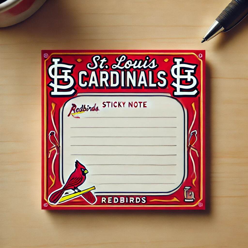 Baseball Team Sticky Notes