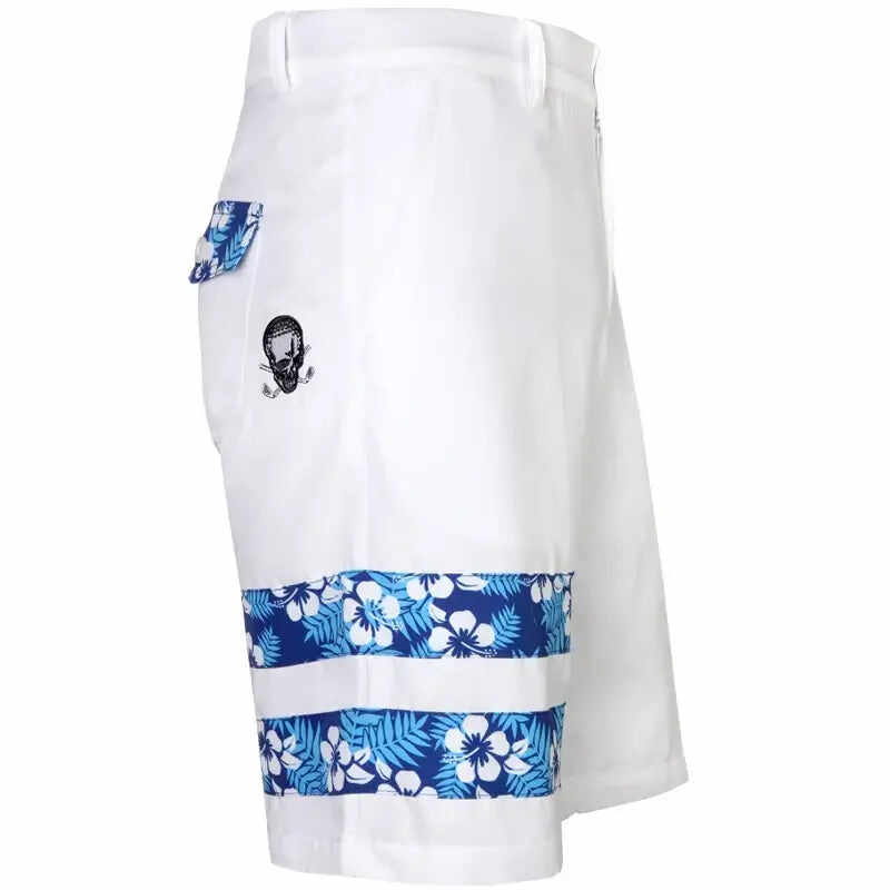 Zuma Cool-Stretch Men's Golf Shorts (Zuma White)