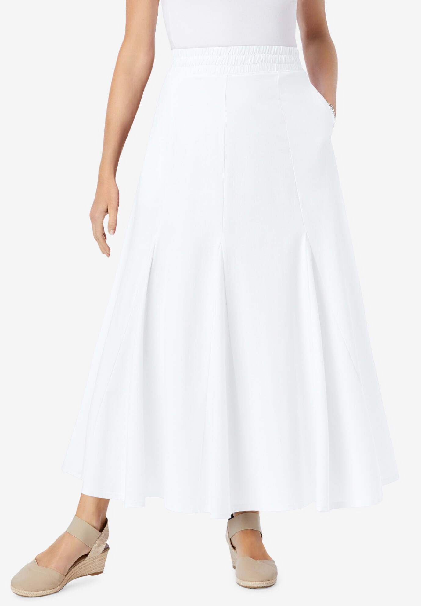 Knit Panel Skirt