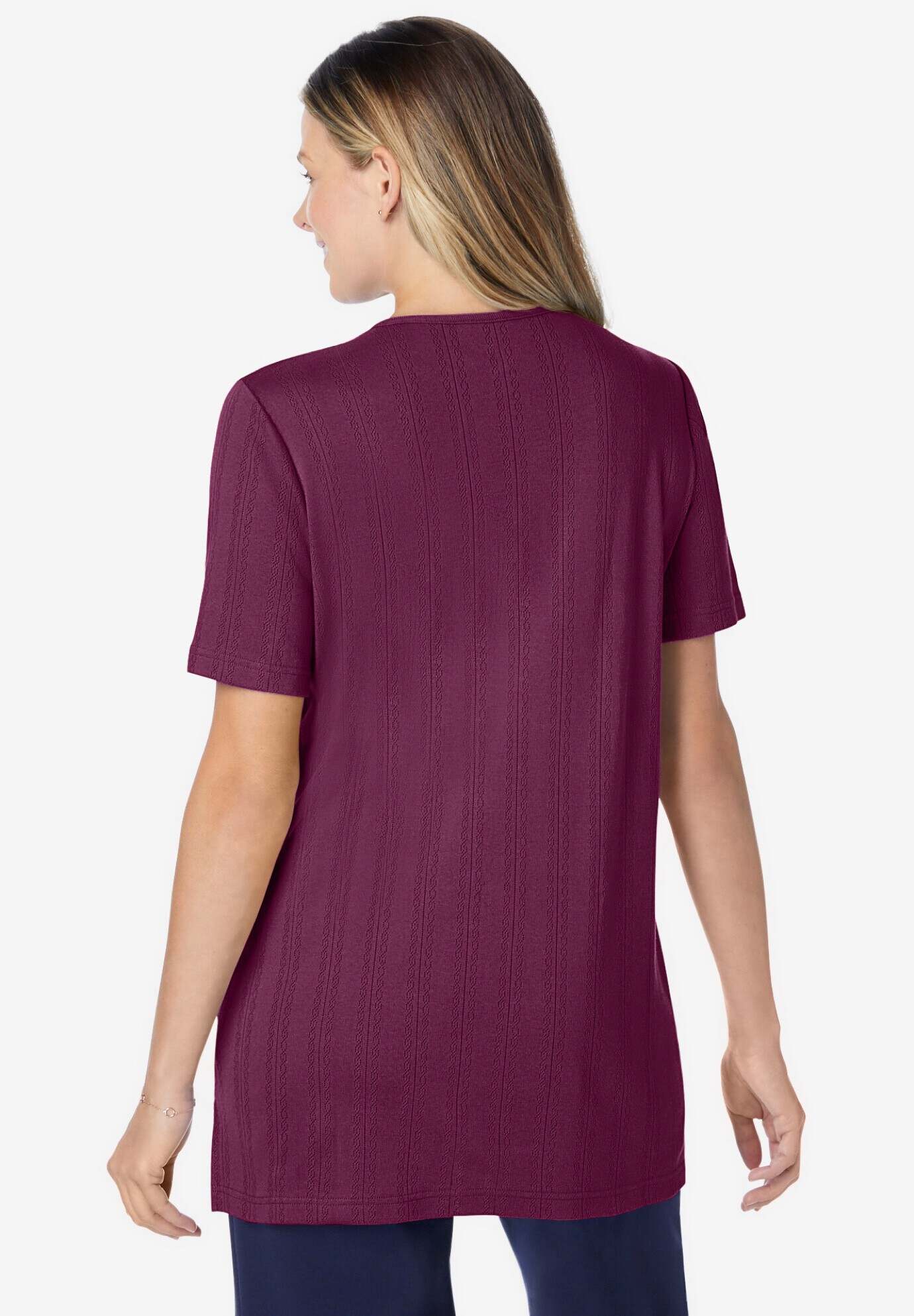 7-Day Embroidered Pointelle Tunic