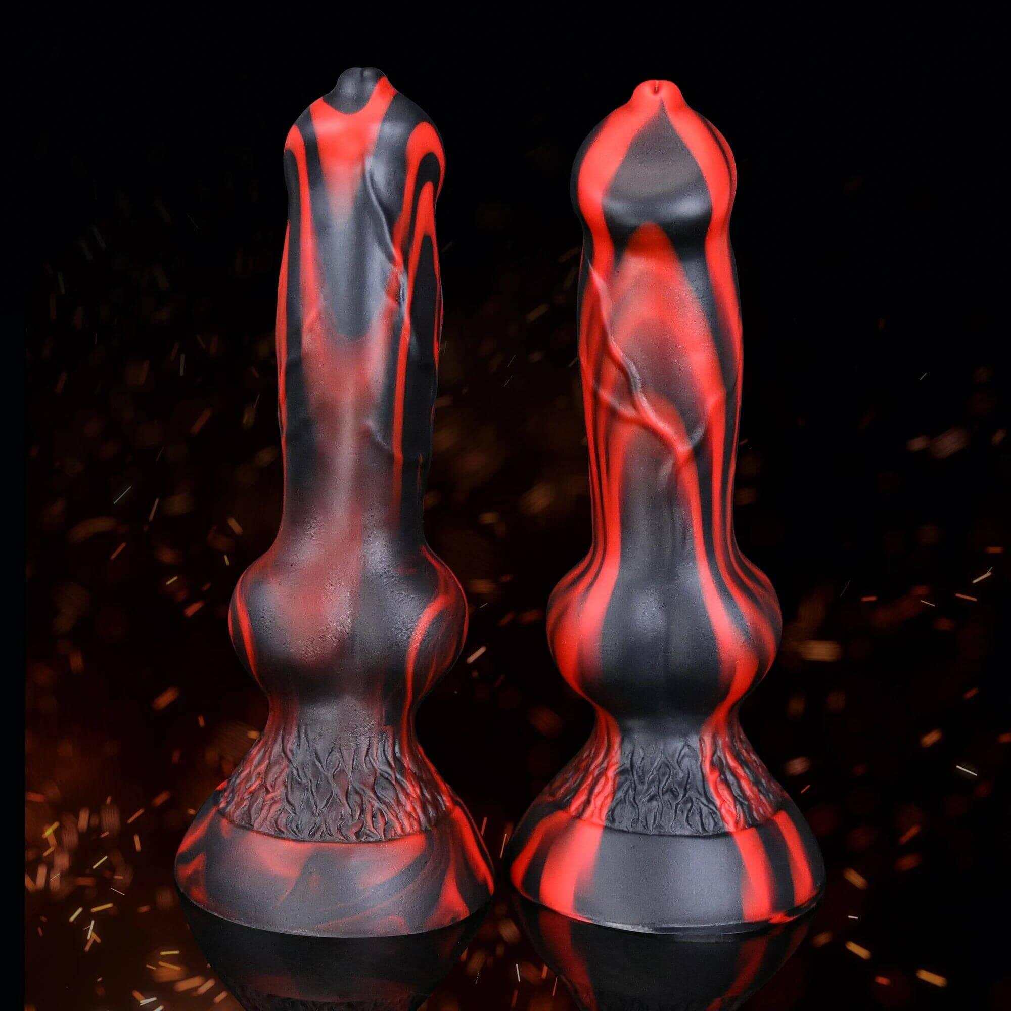 Fantasy Dog Dildo with Knot – Anal Plug for Prostate Massage and Gay Stimulation