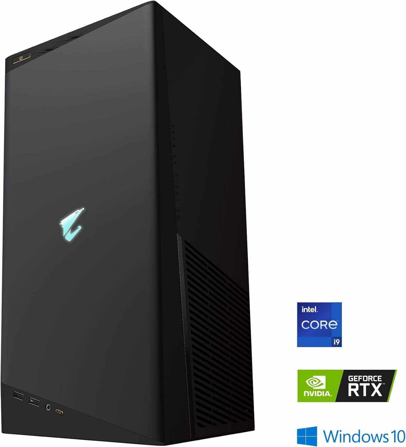 Gigabyte AORUS Model X Gaming PC Computer Desktop (Intel i9-12900K, NVIDIA GeForce RTX 3080 GDDR6X 10GB, 16GB DDR5 RAM, 2TB M.2 SSD) - AMXI9N8A-2171