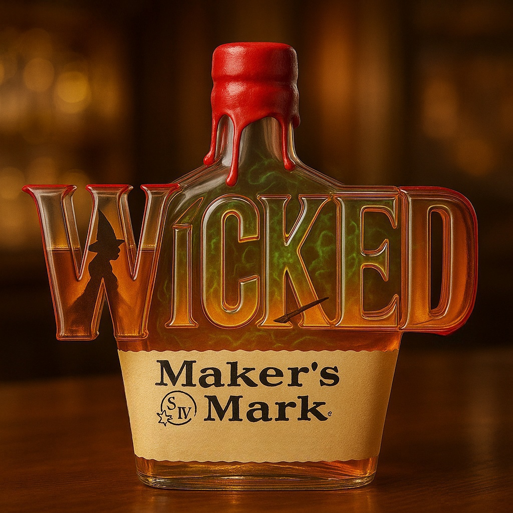 WICKED Whiskey Bottle