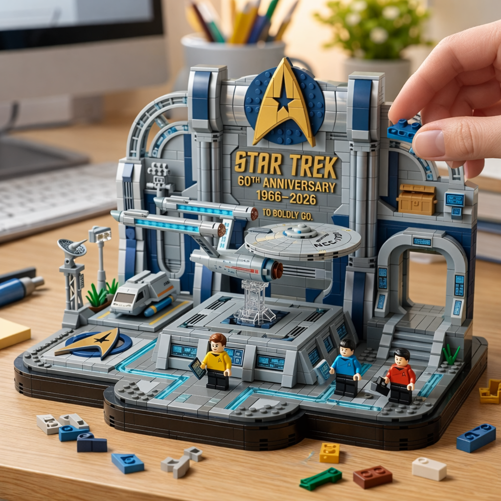 Star Trek 60th Anniversary Building Block Set