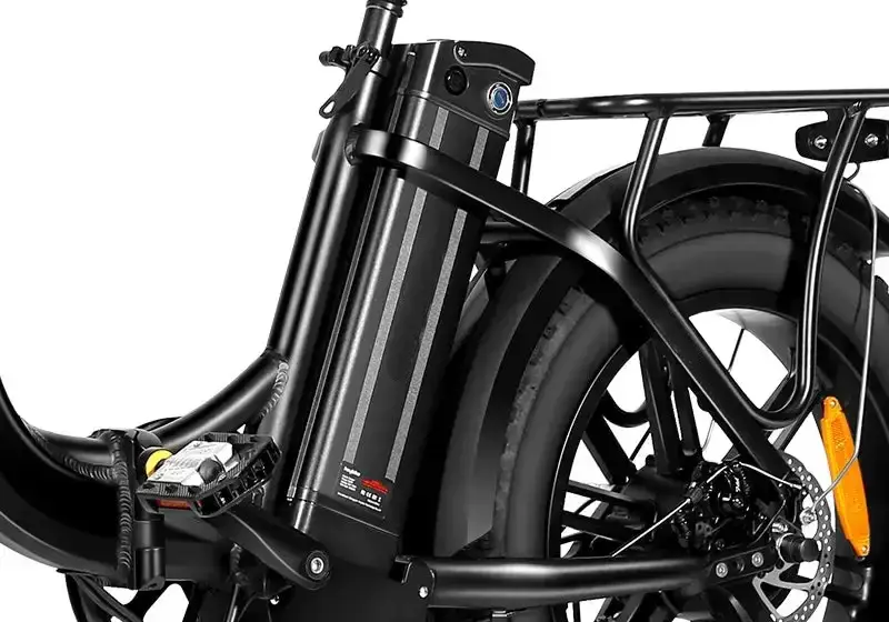 Outdoor electric bike with replaceable 48V / 15Ah lithium battery