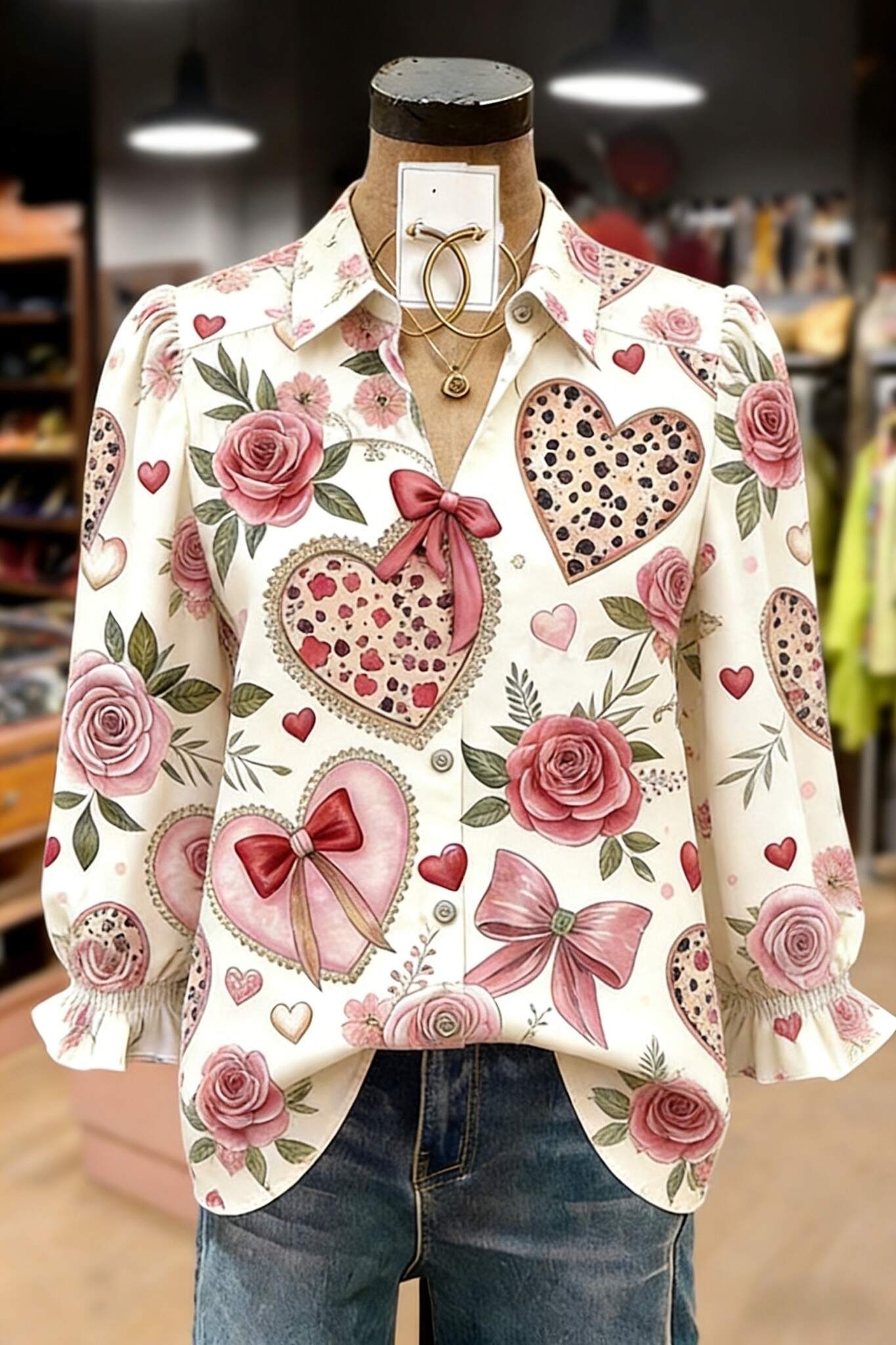 🔥Summer Arrivals🌟Paisley Floral Print Long Sleeve Top