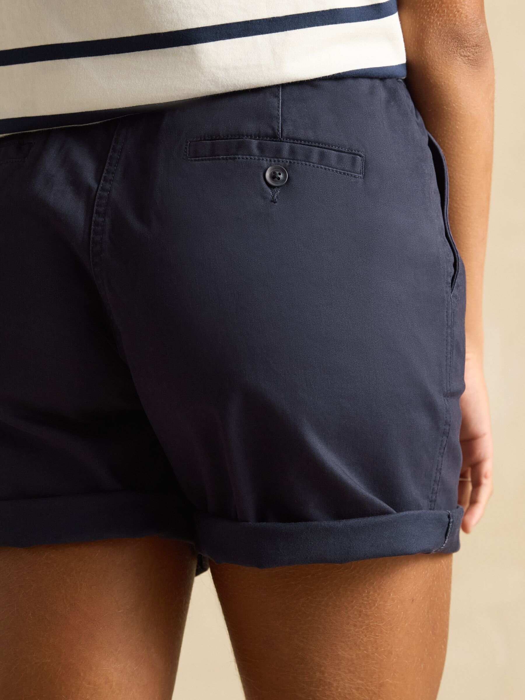 Chino Navy Shorts