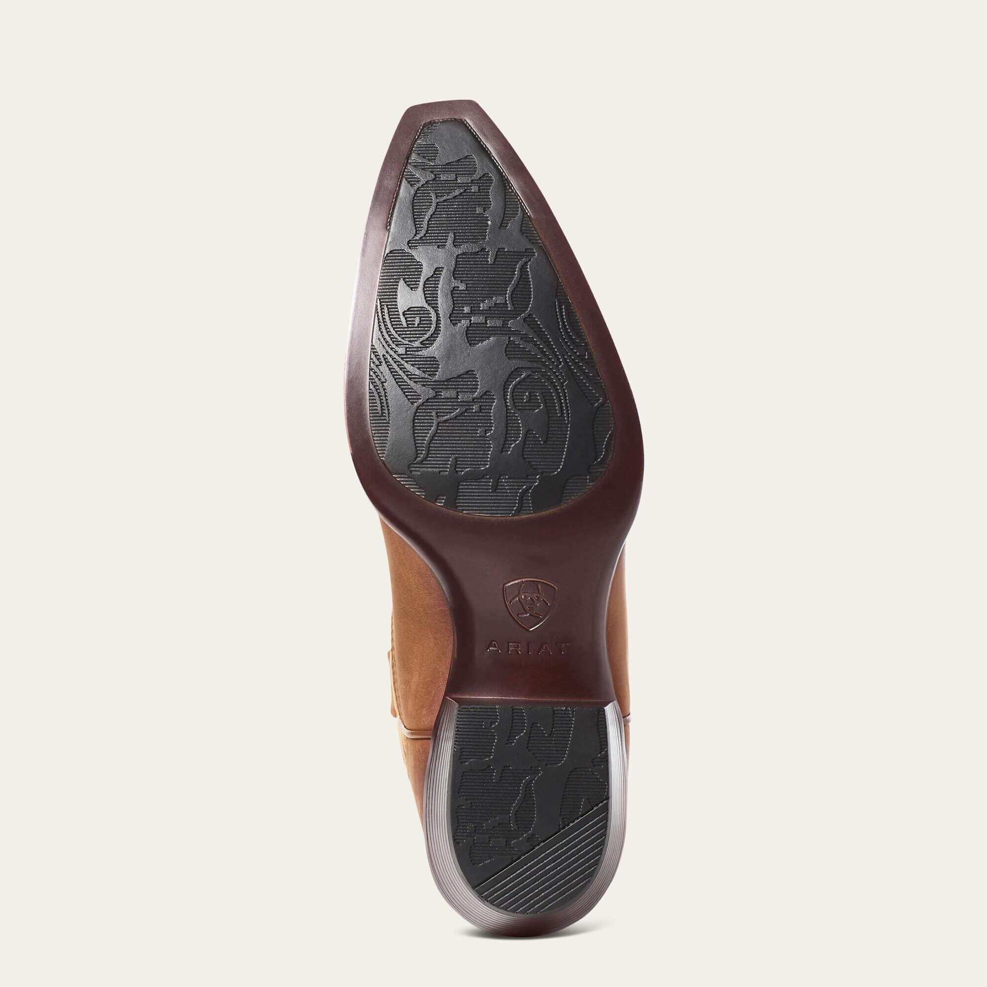Heritage X Toe Elastic Wide Calf Western Boot