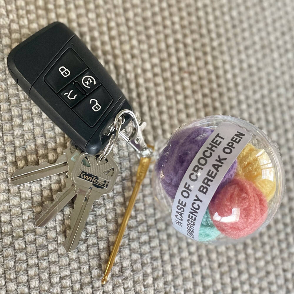 Crochet Emergency Keychain