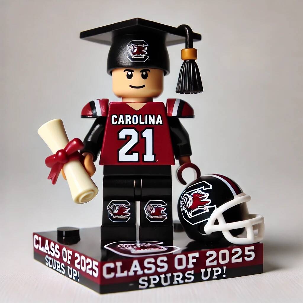 2025 College Football Graduation Minifigure Set
