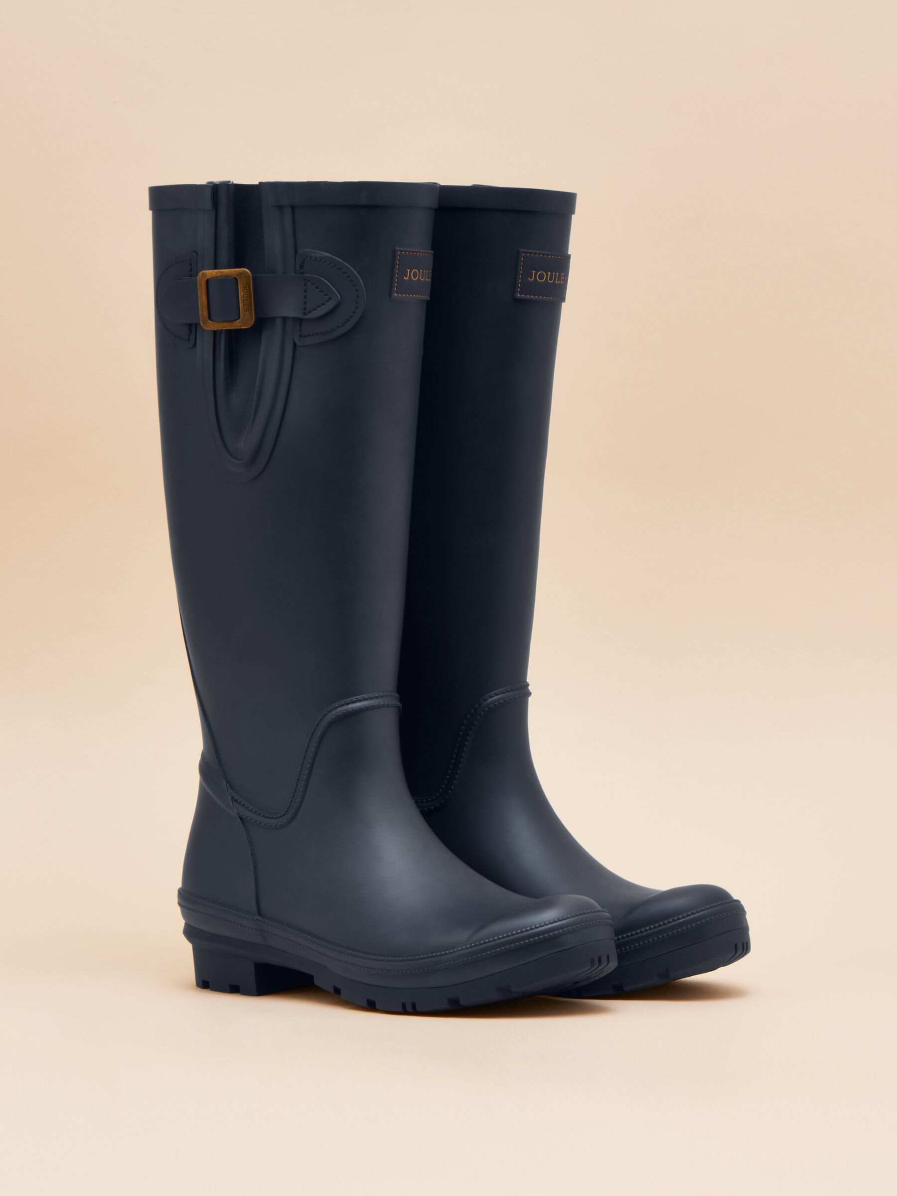 Houghton Black Adjustable Tall Wellies
