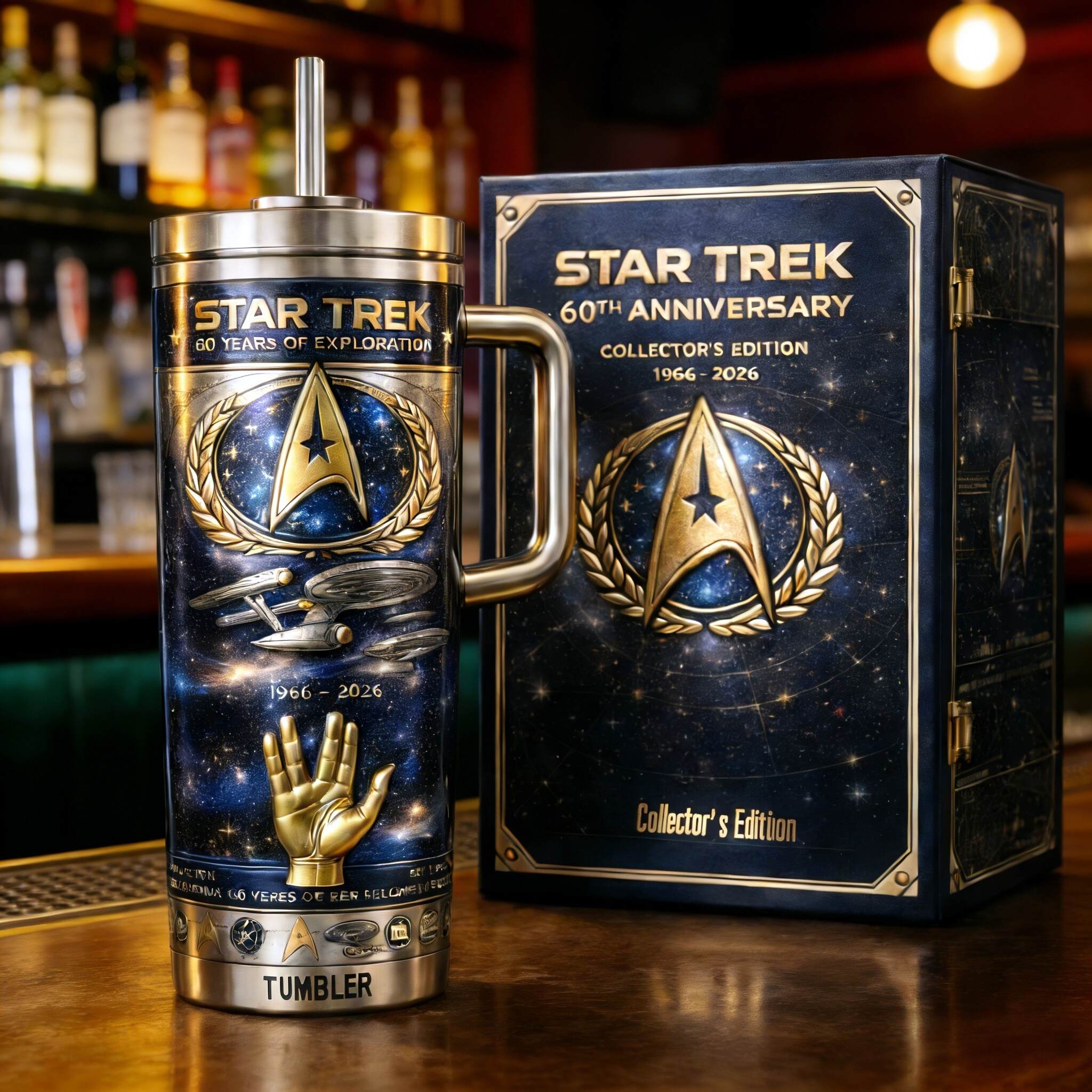 Star Trek 60th Anniversary Collector’s Edition  Tumbler (1966–2026)