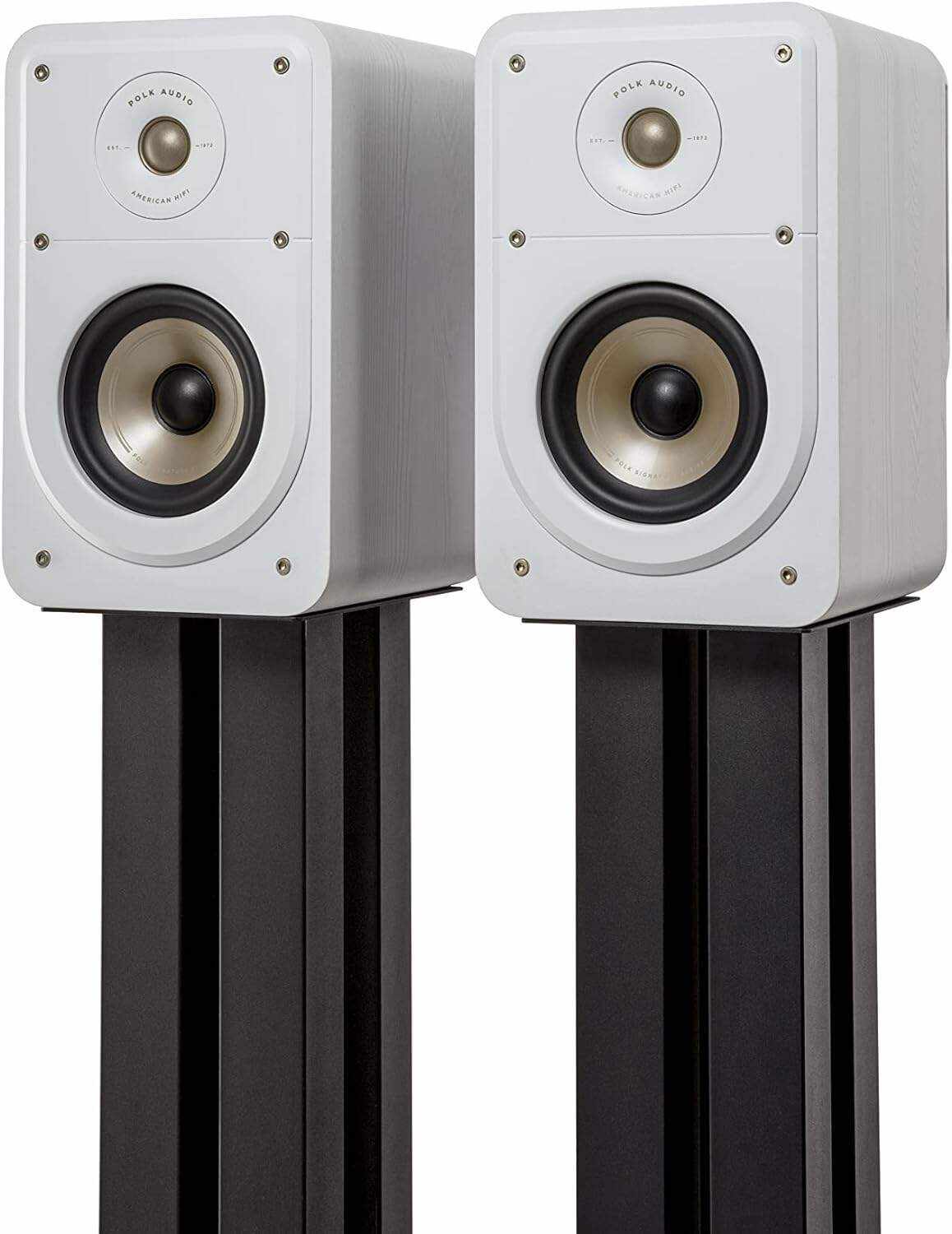 Polk Audio Signature Elite ES20 Bookshelf Speaker - Hi-Res Audio Certified,Dolby Atmos & DTS:X Compatible, 1