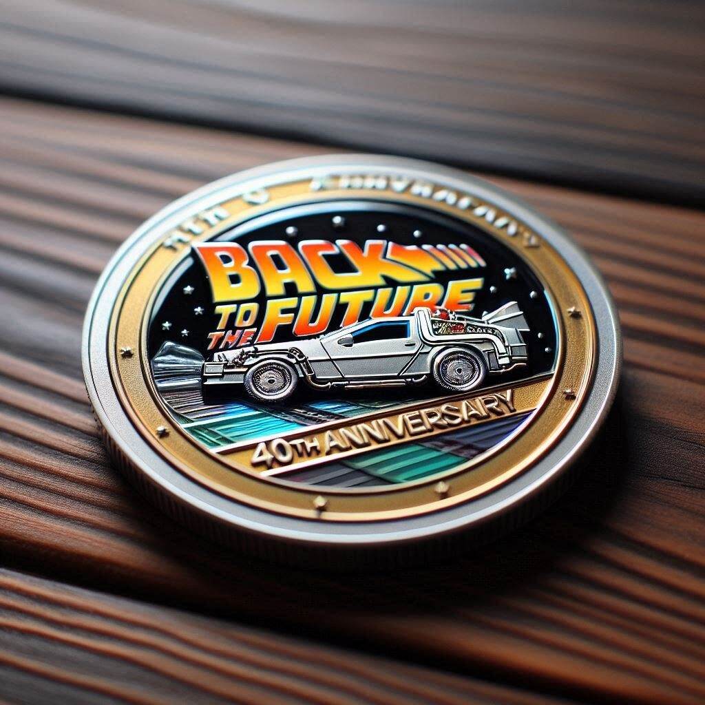 Back to the Future 40th Anniversary Coin