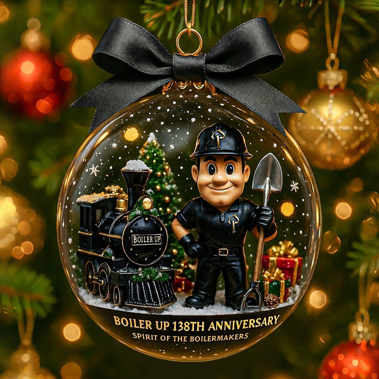 Boilermaker Pride 138TH Anniversary Ornaments