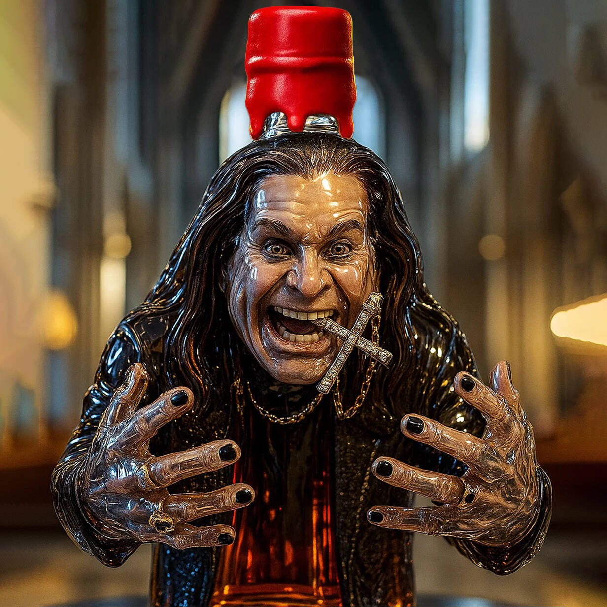 Ozzy Osbourne Whisky Bottle