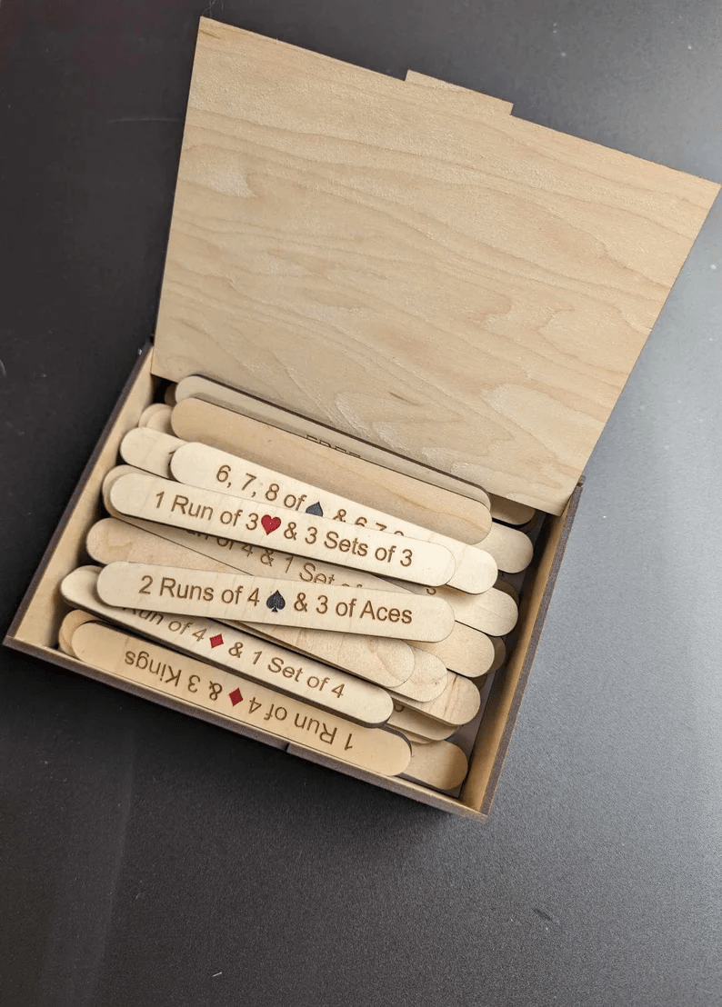 Rummy Sticks Card Game