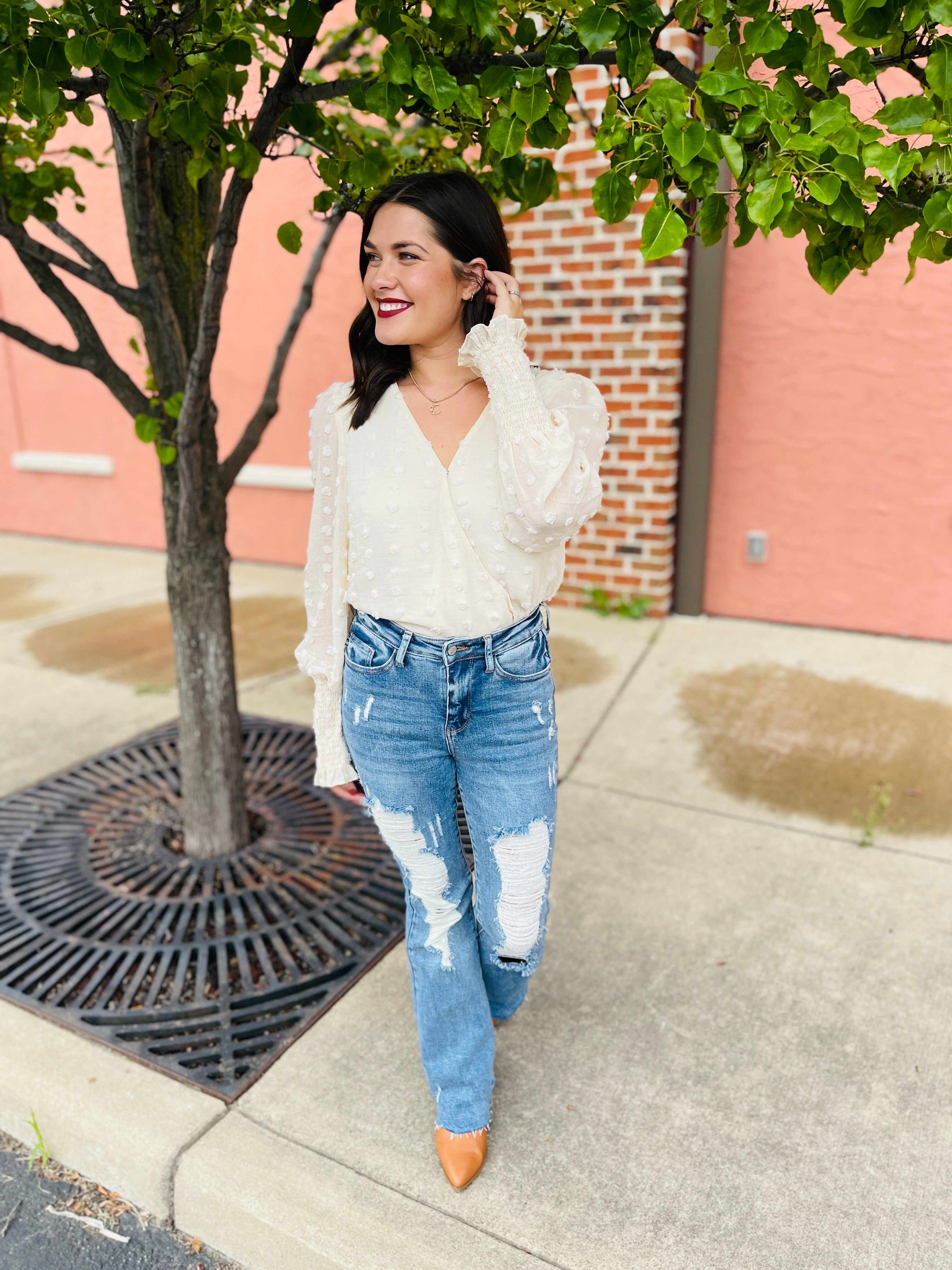 Plus/Reg Dare To Flare Jeans