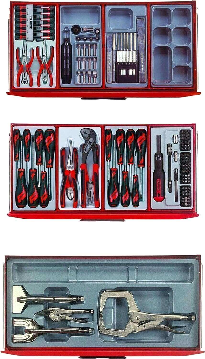 Teng Tools 1100 Piece Complete Mixed Monster Mega Master Hand Tool Kit - TCMONSTER02