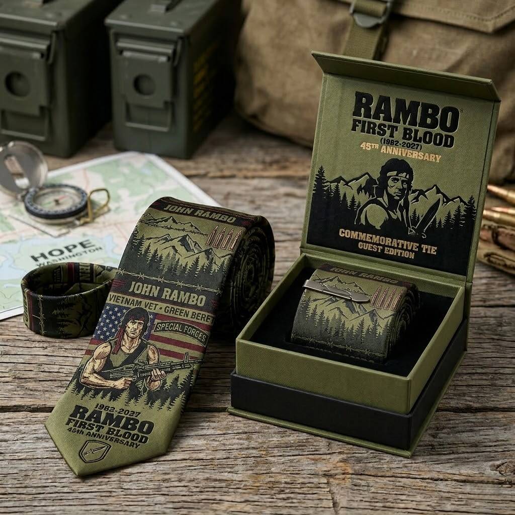 Rambo First Blood 45th Anniversary（1982-2027）Tie