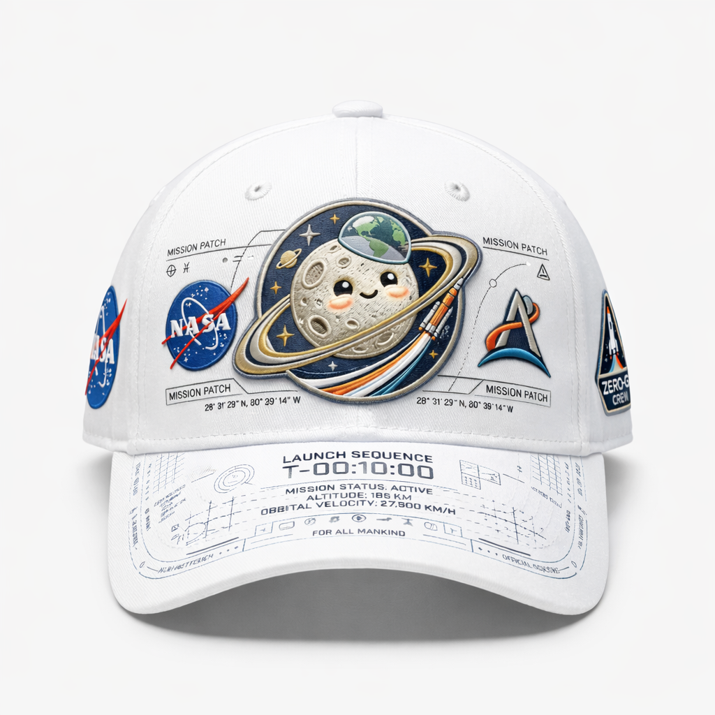NASA Mission Patch Space Cap