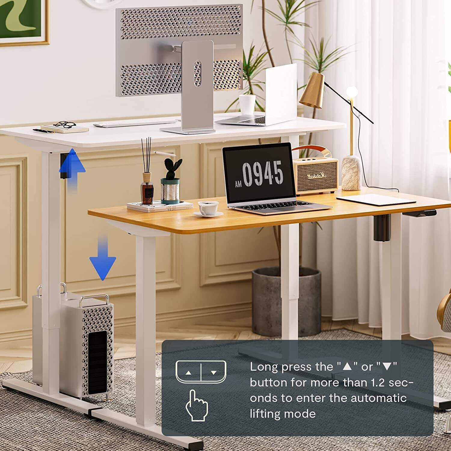 2024 New Electric Lift Computer Desk