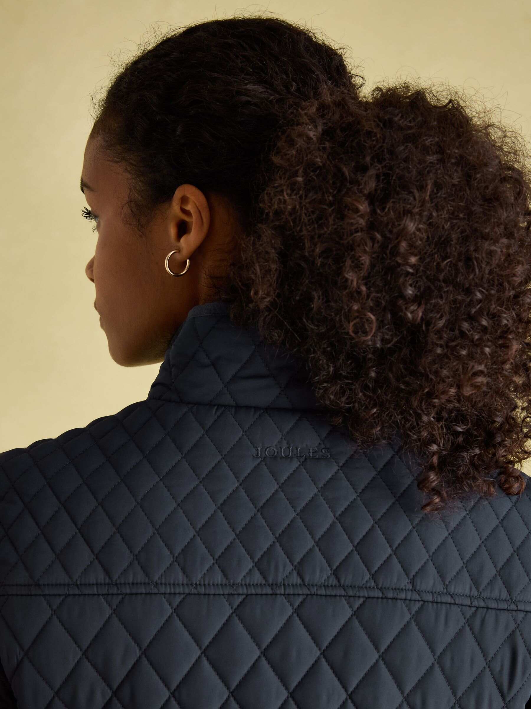 Allendale Navy Blue Showerproof Diamond Quilted Coat