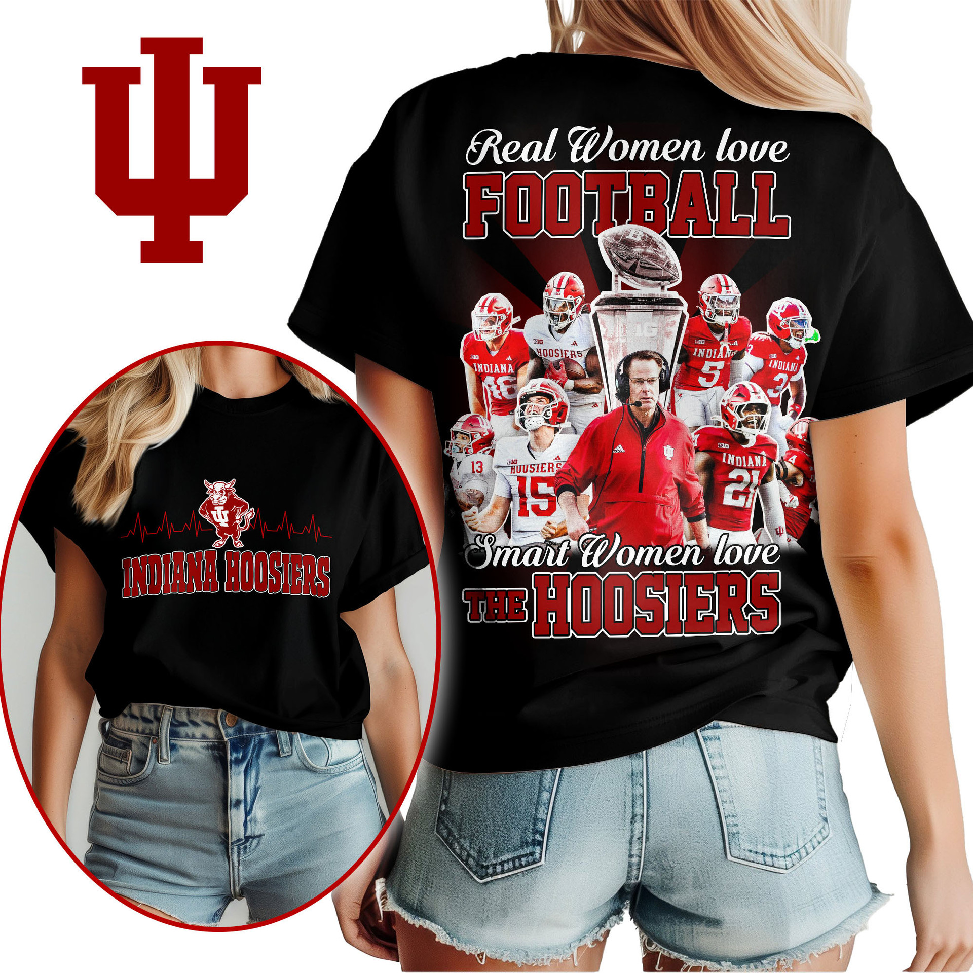 Indiana Hoosiers | Premium NCAA 2025 Women Shirt NY