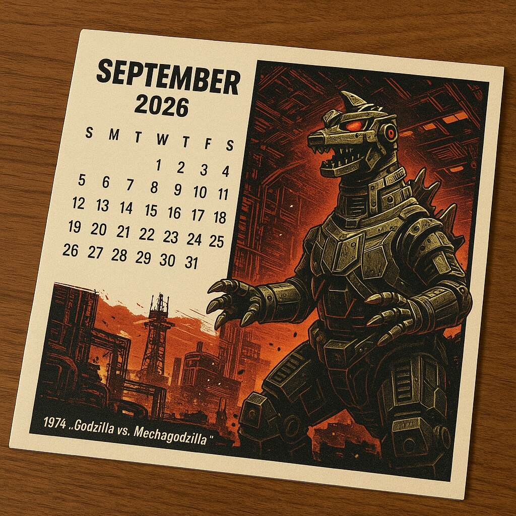 2026 Godzilla Calendar