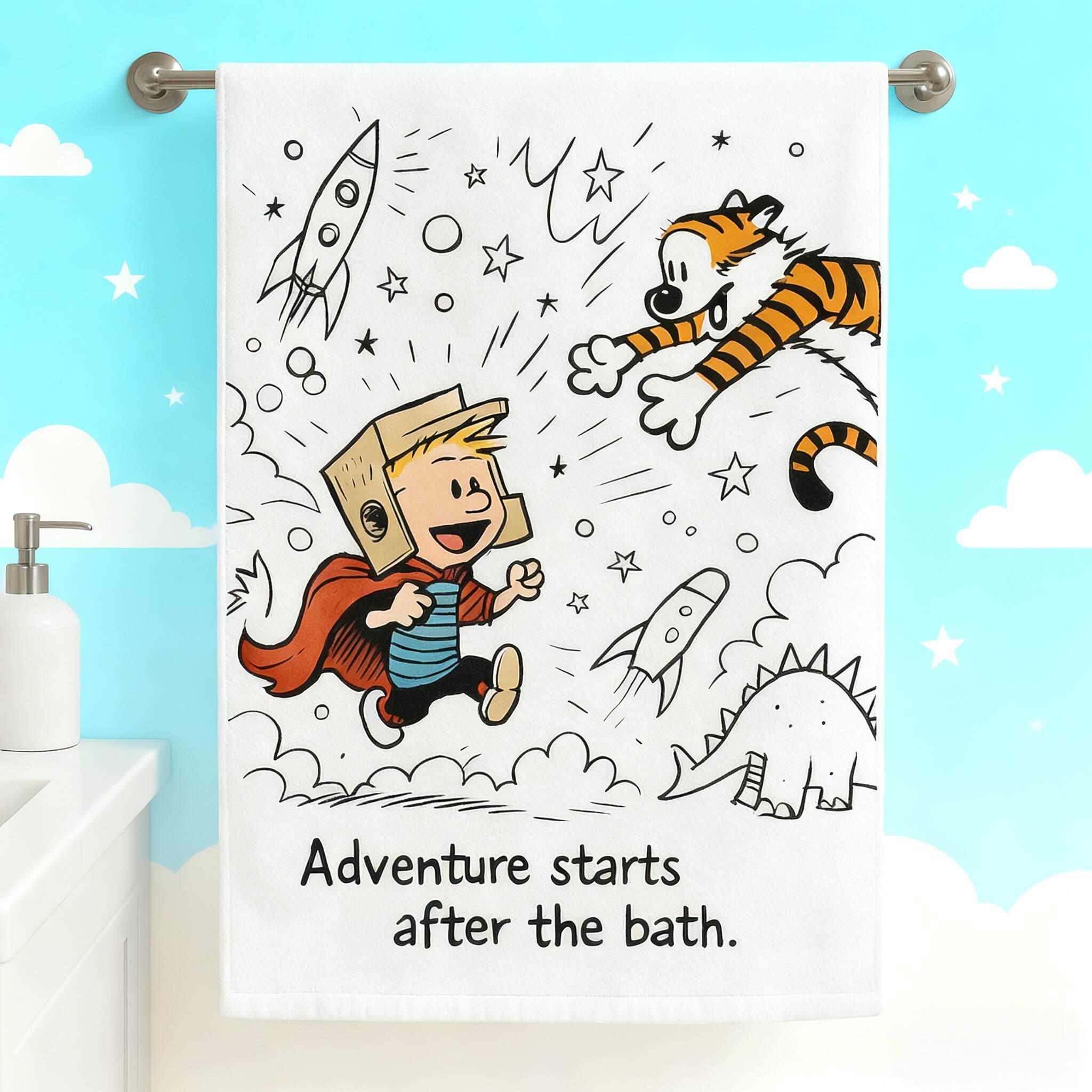 Kids Adventure Bath Towel