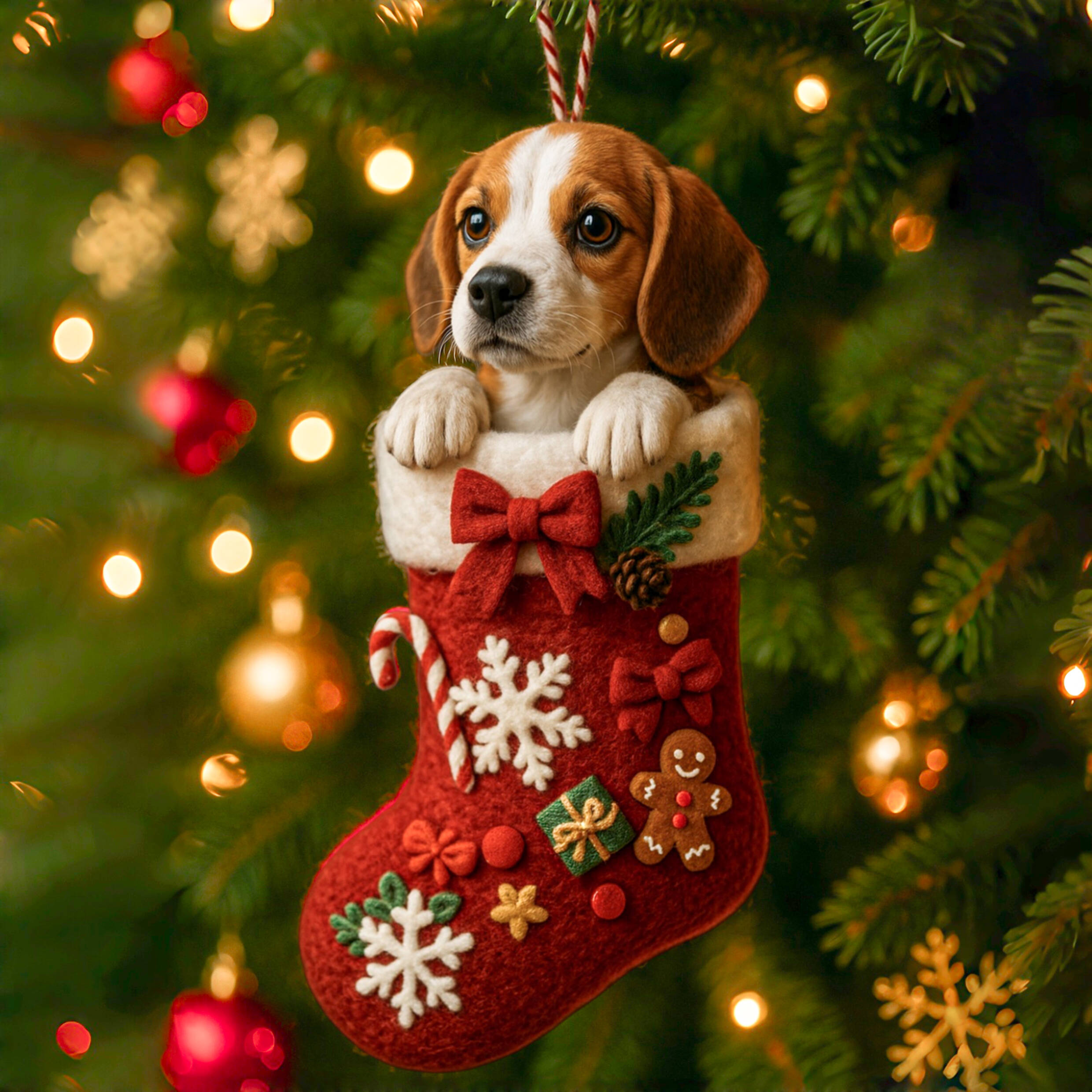 Puppy Stocking Ornaments