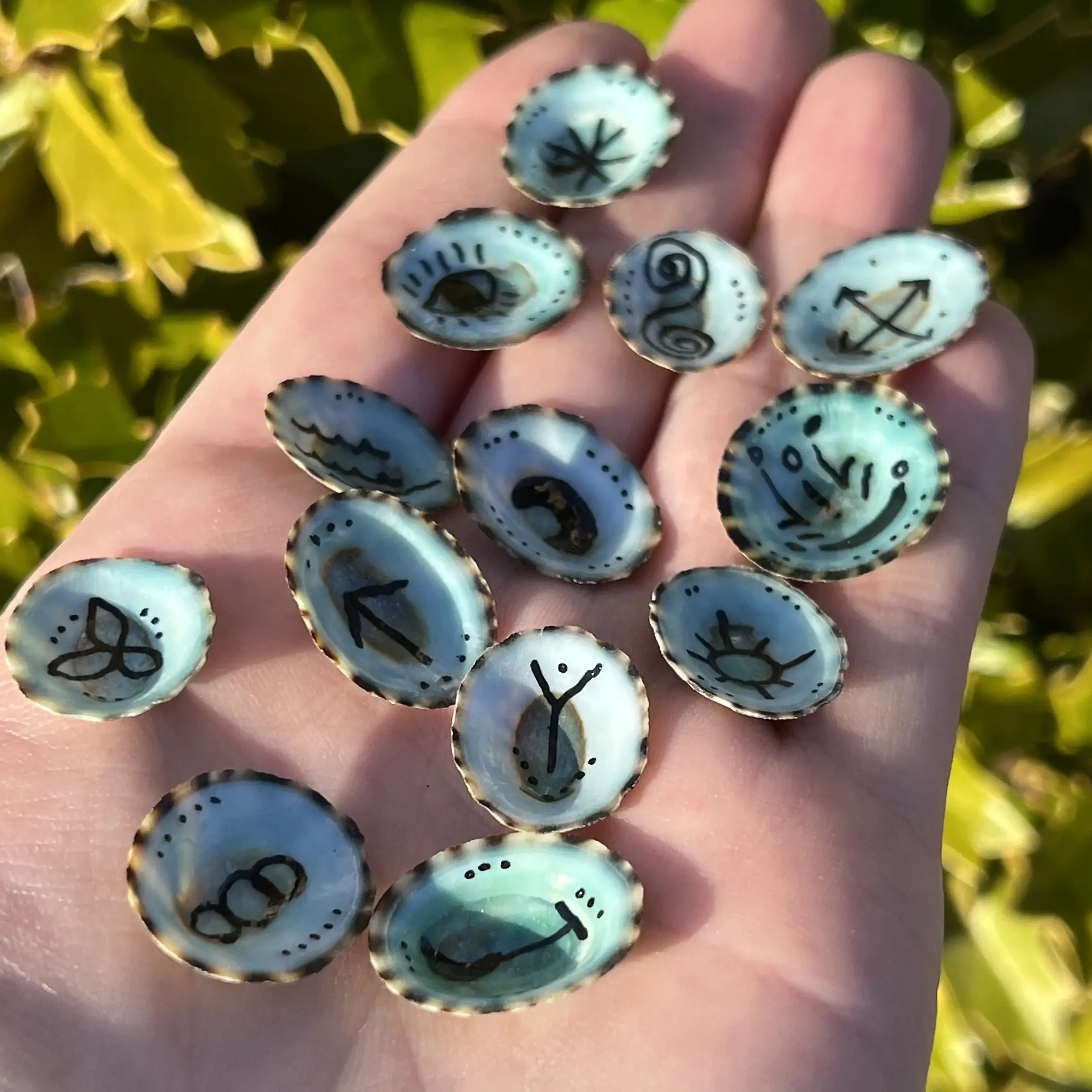 Sea Magick 13 Witches Runes Set