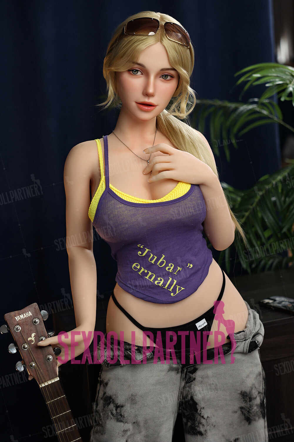 EU Stock - RIDMII Unique Design Nyx 5ft38/ 164cm 1129E ROS Soft Silicone Head + TPE Body Blonde Female Adult Blowjob Sex Doll Free 2nd Head