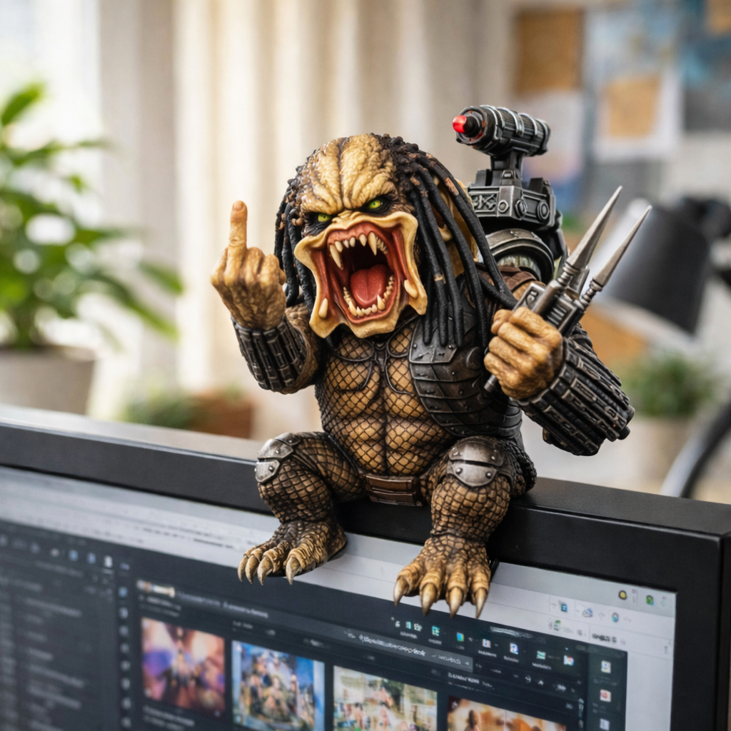 Predator Desk Companion Resin Figurine