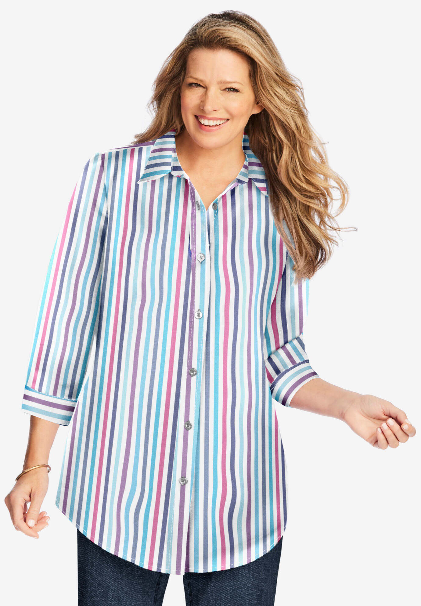 Perfect Three Quarter Sleeve Shirt