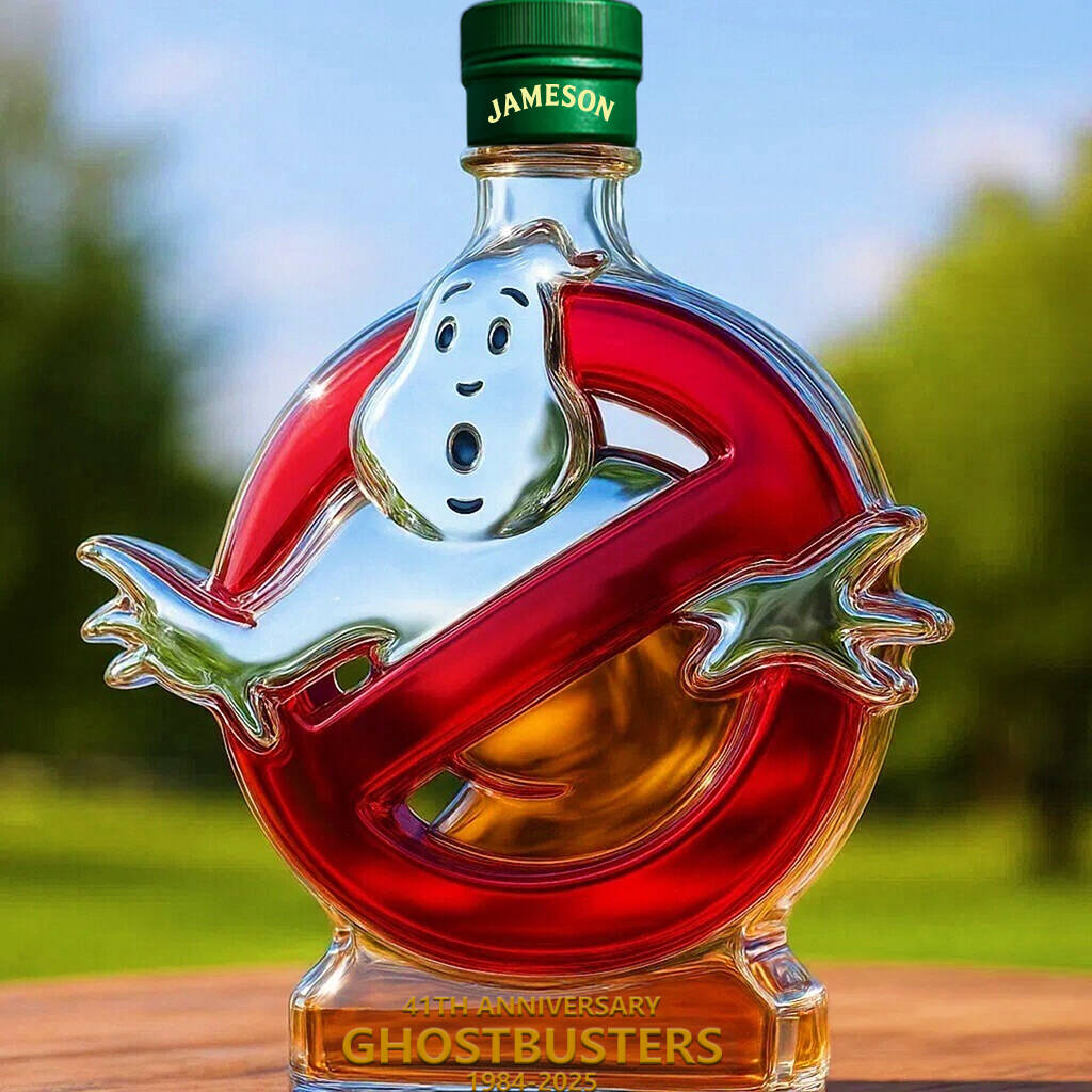 Ghostbusters 41th Anniversary Whiskey Bottle