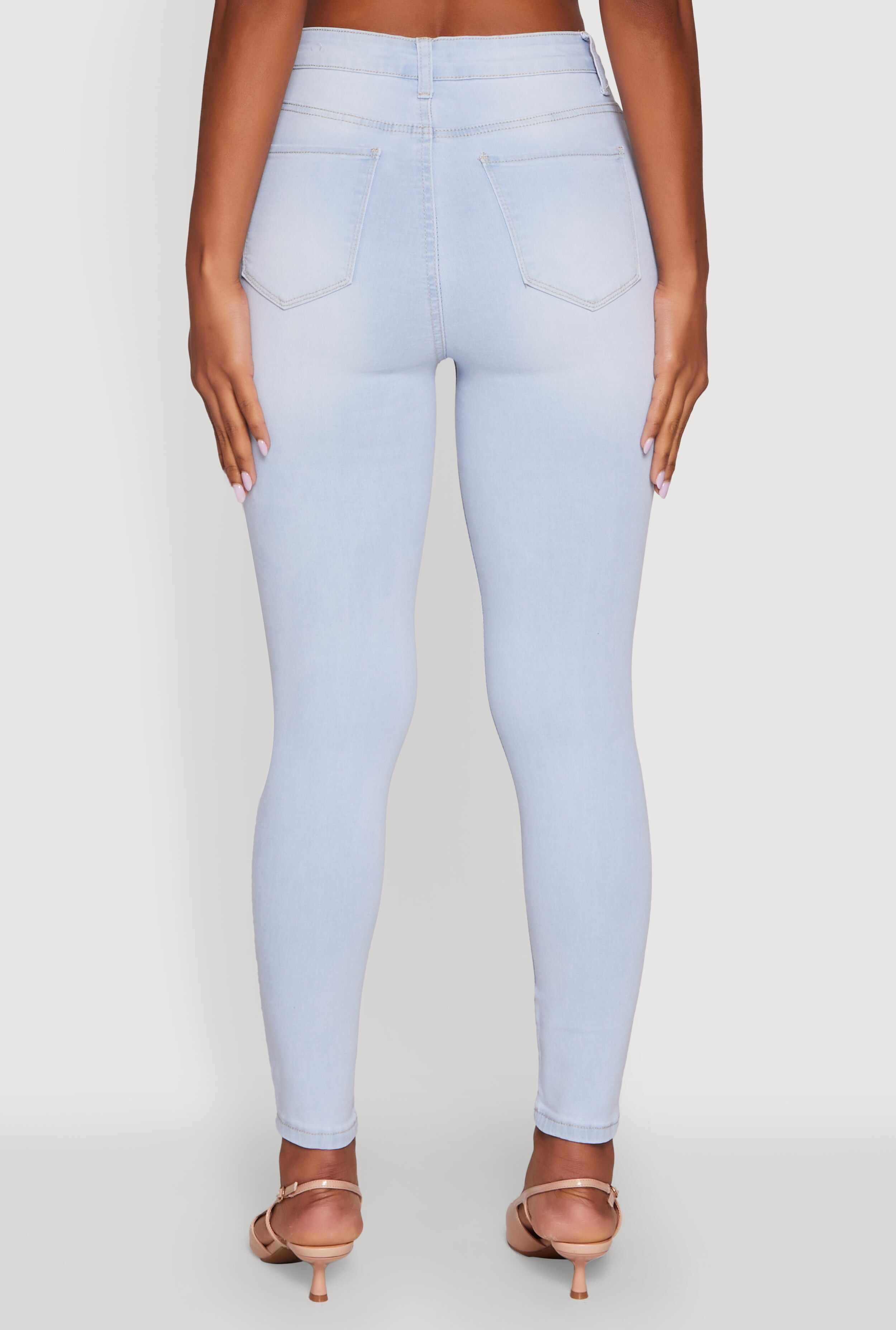 WAX High Waisted Skinny Leg Stretch Jeans