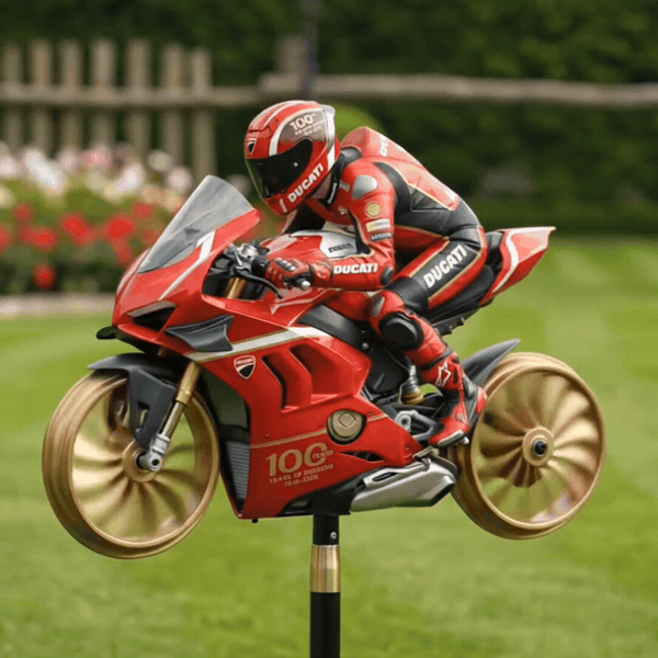 Ducati 100th Anniversary Kinetic Garden Spinner (1926-2026)