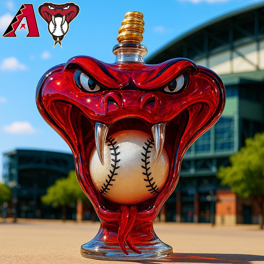 Arizona Diamondbacks Whiskey Bottle