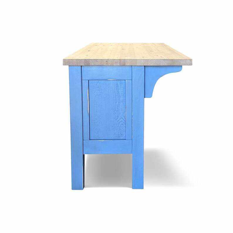 Kitchen Island, Farmhouse Kitchen, Butcher Block, Island, Table, Kitchen Table