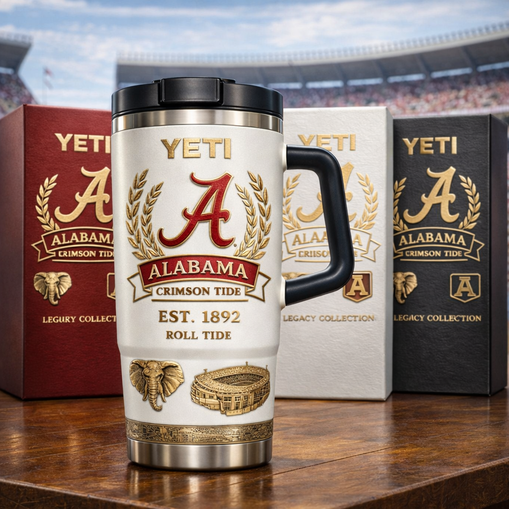 Alabama Crimson Tide Legacy Collection YETI Tumbler